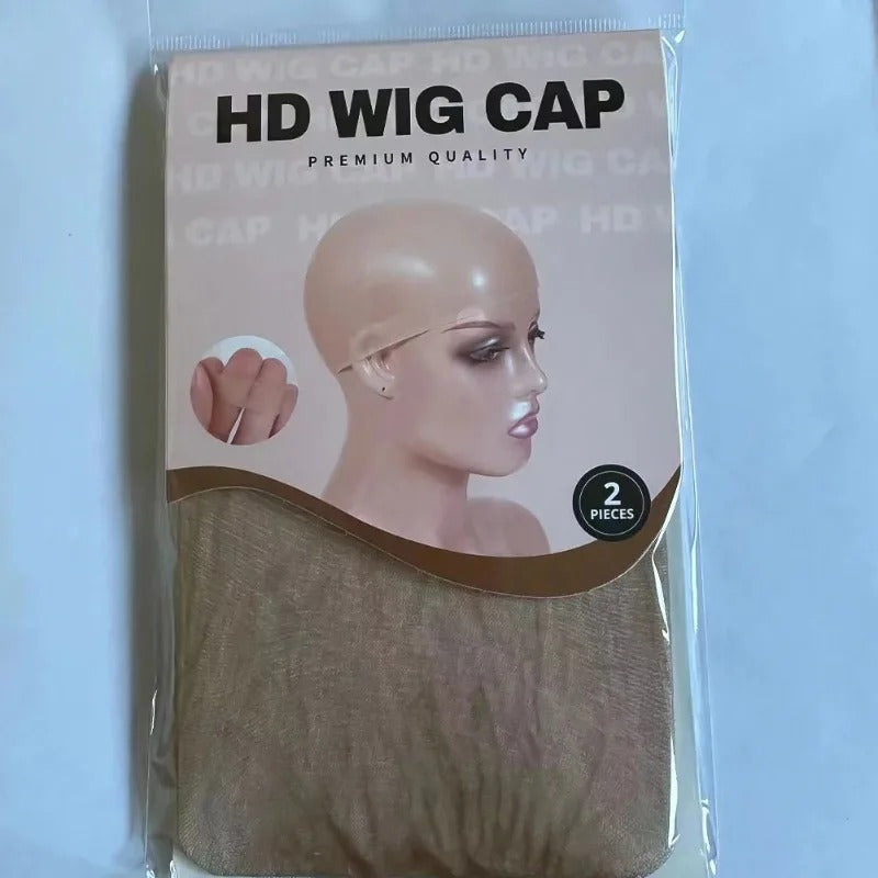 2-Pc HD Invisible Wig Cap – Ultra-Thin Stretchy Nylon