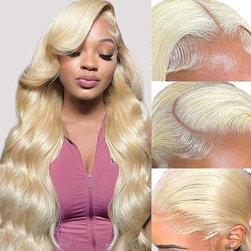 Veloura 613 Blonde 13x6 Lace Front Human Hair Wig – HD Transparent, Pre-Plucked
