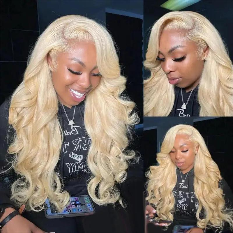 Veloura 613 Blonde 13x6 Lace Front Human Hair Wig – HD Transparent, Pre-Plucked