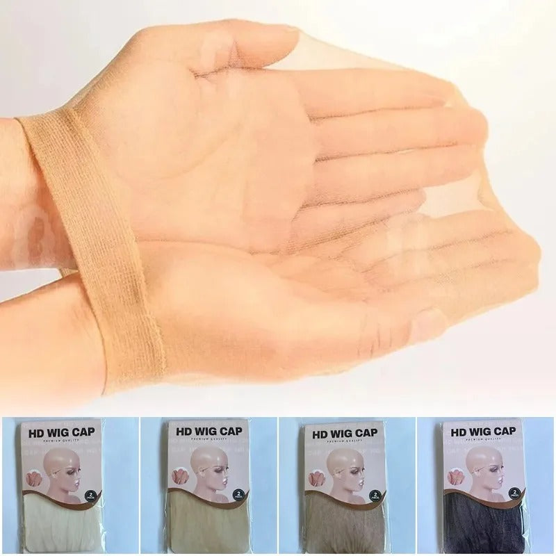 2-Pc HD Invisible Wig Cap – Ultra-Thin Stretchy Nylon