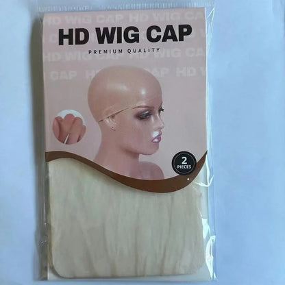 2-Pc HD Invisible Wig Cap – Ultra-Thin Stretchy Nylon