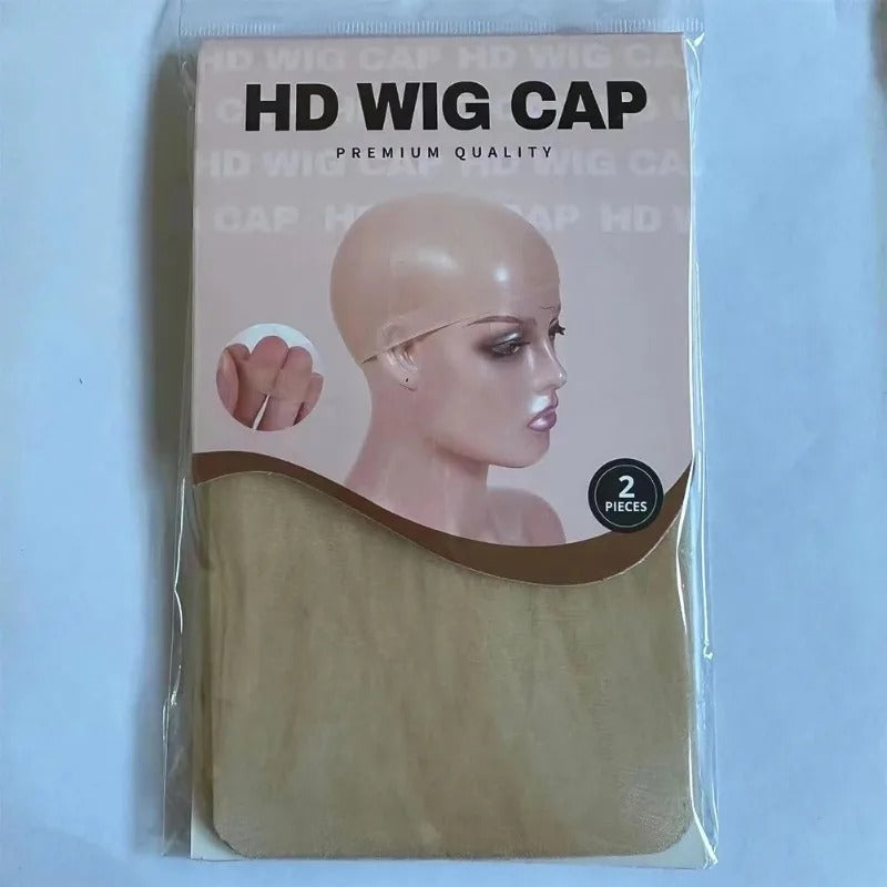 2-Pc HD Invisible Wig Cap – Ultra-Thin Stretchy Nylon